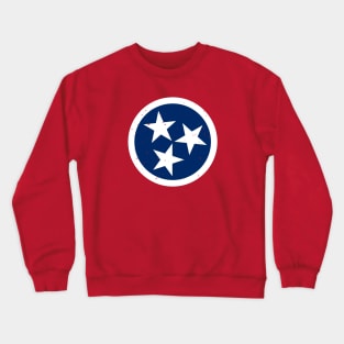 Retro Tennessee State Flag // Vintage Tennessee Grunge Emblem Crewneck Sweatshirt